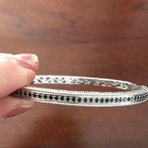 Silver Black Onyx bracelet